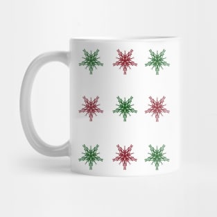 Christmas Themed Snowflake Design Mug